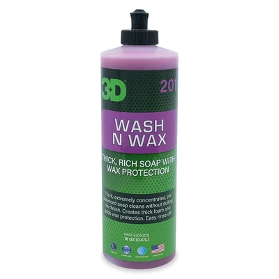 שמפו ווקס- 3D 201 WASH N WAX
