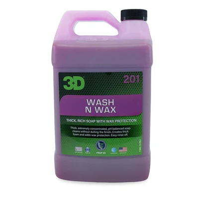 שמפו ווקס- 3D 201 WASH N WAX