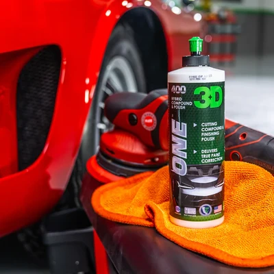 פוליש חד שלבי - 3D 400 ONE HYBRID COMPOUND & POLISH