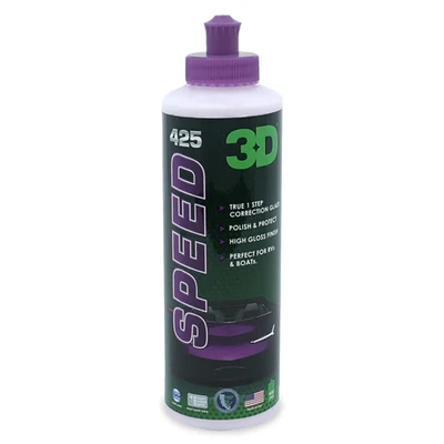 פוליש ווקס חד שלבי - 3D 425 SPEED CORRECTION GLAZE