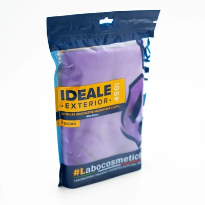 2 יח' מטלית לניקוי חיצוני 40X40 ס"מ סגולה 450GSM Lab – PANNO IDEALE FOR EXTERIOR