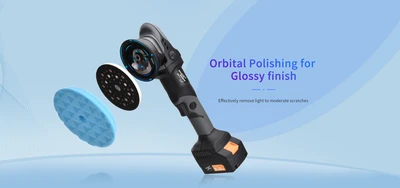 SHINEMATE - פולישר BL 6/21 DA נטען 2 סוללות 18V 5.0Ah (ללא מטען BC182)