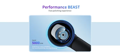 SHINEMATE - פולישר BL 6/21 DA נטען 2 סוללות 18V 5.0Ah (ללא מטען BC182)