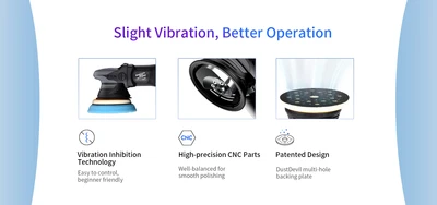 SHINEMATE - פולישר BL 6/21 DA נטען 2 סוללות 18V 5.0Ah (ללא מטען BC182)
