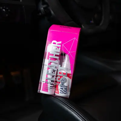 ערכה לניקוי עדין של עור – GYEON Q²M Leather Set natural