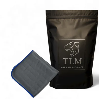 TLM - מטליות קרבון לניקוי חלונות וזכוכית 2 יחידות