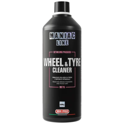 Maniac line WHEEL & TYRE CLEANER - חומר לניקוי חישוקים וצמיגים