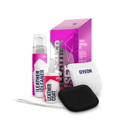 ערכה לניקוי עדין של עור – GYEON Q²M Leather Set natural